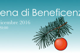 Cena di Beneficenza – 2 Dicembre 2016