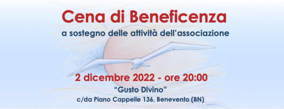 Cena di beneficenza – 2 dicembre 2022